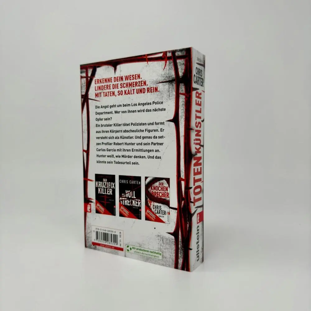 Rückseite: 9783548285399 | Totenkünstler | Chris Carter | Taschenbuch | 464 S. | Deutsch | 2013