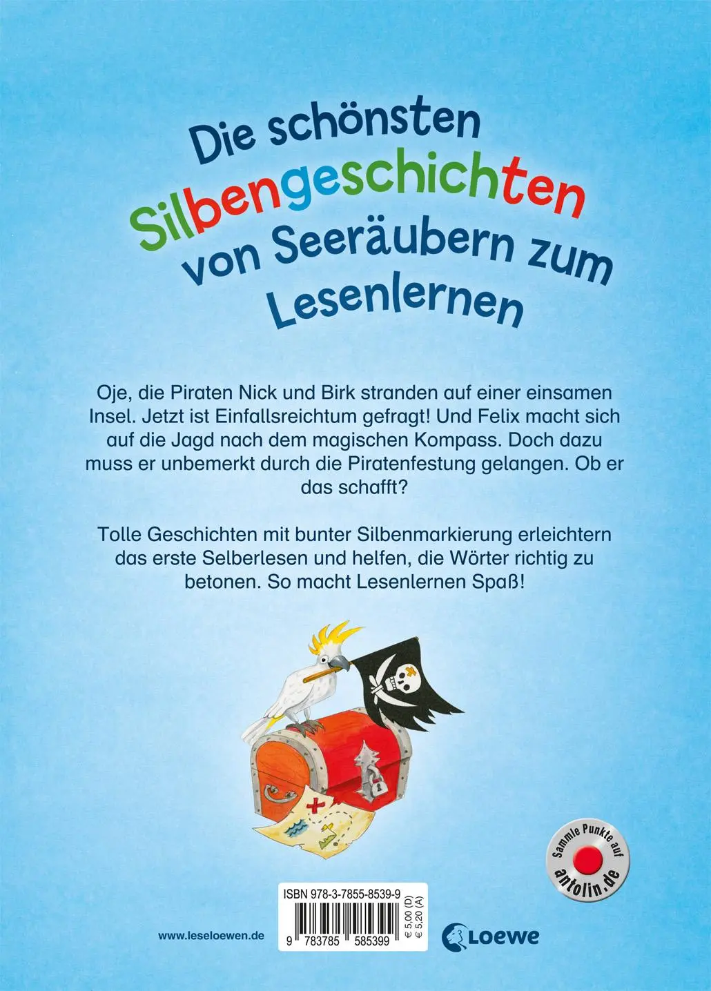 Bild: 9783785585399 | Leselöwen - Die schönsten Silbengeschichten von Seeräubern zum...