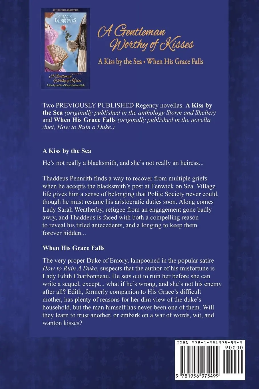 Rückseite: 9781956975499 | A Gentleman Worthy of Kisses | Grace Burrowes | Taschenbuch | Englisch
