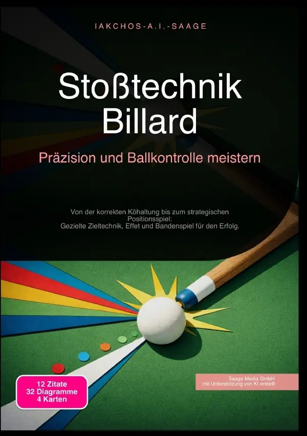 Cover: 9783565245499 | Stoßtechnik Billard: Präzision und Ballkontrolle meistern | Saage