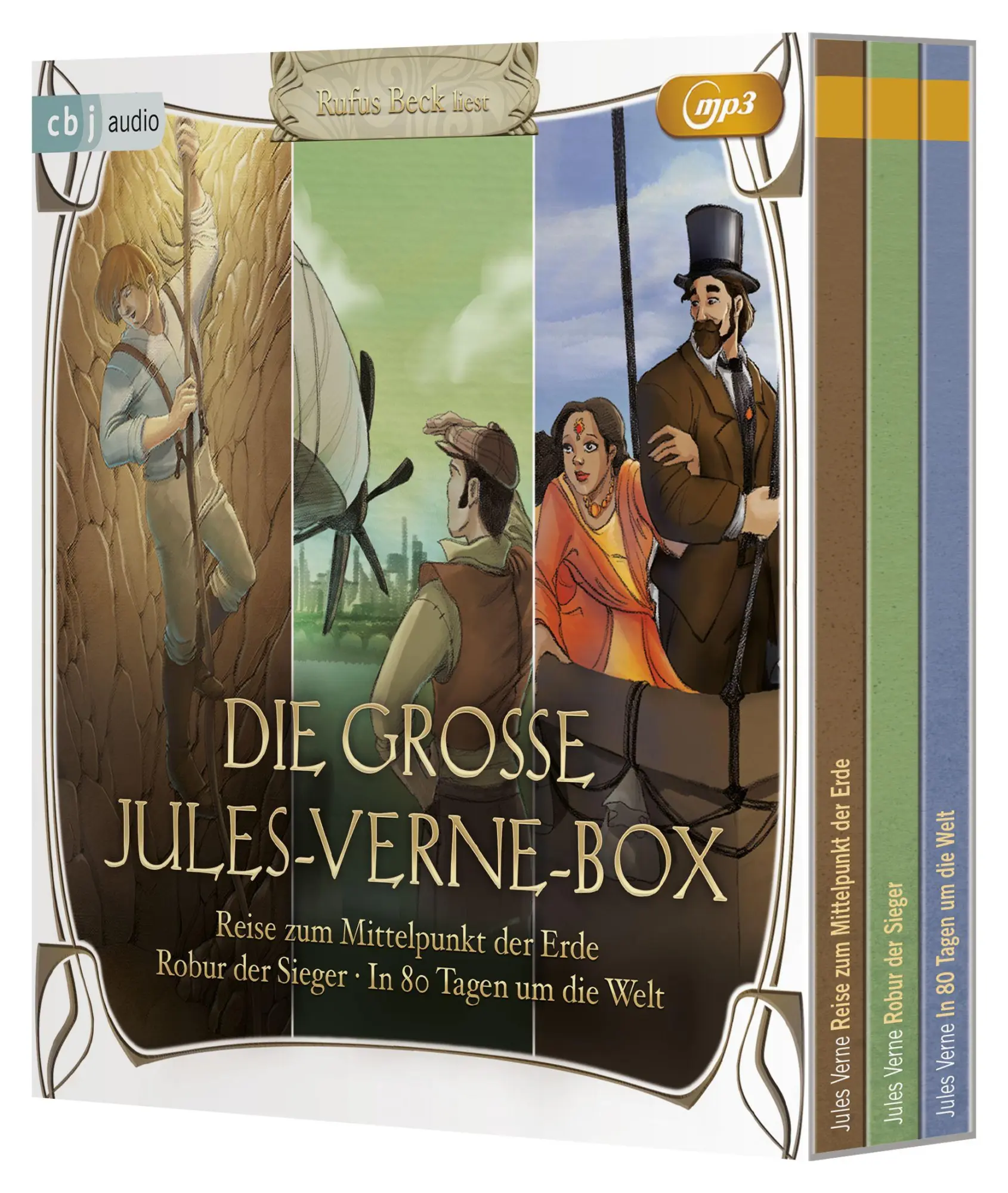 Cover: 9783759905499 | Die große Jules-Verne-Box | Jules Verne | MP3 | 3 Audio-CDs | Deutsch