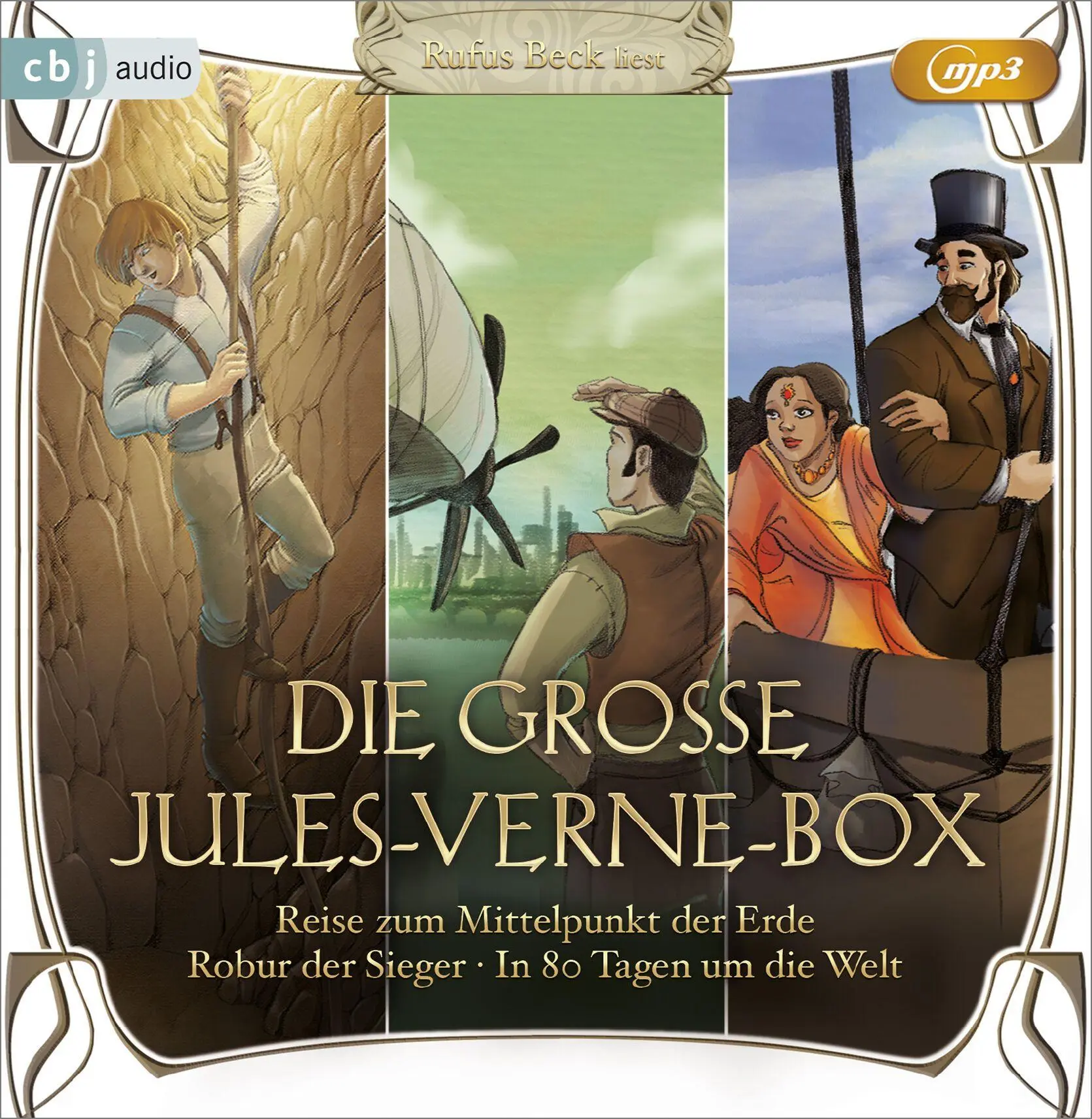 Bild: 9783759905499 | Die große Jules-Verne-Box | Jules Verne | MP3 | 3 Audio-CDs | Deutsch
