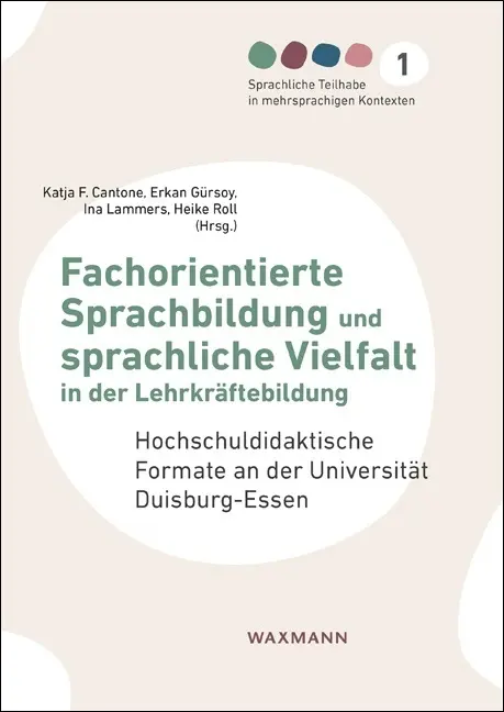 Cover: 9783830945499 | Fachorientierte Sprachbildung und sprachliche Vielfalt in der...
