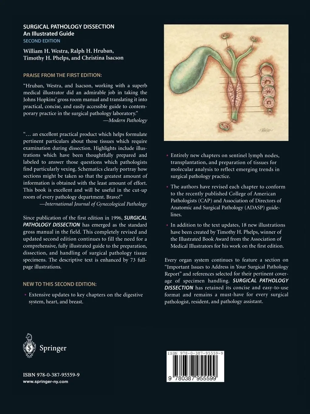 Rückseite: 9780387955599 | Surgical Pathology Dissection | An Illustrated Guide | Hruban (u. a.)