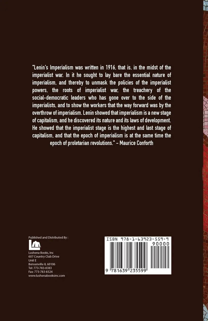 Rückseite: 9781639235599 | Imperialism the Highest Stage of Capitalism | By Vladimir Ilich Lenin