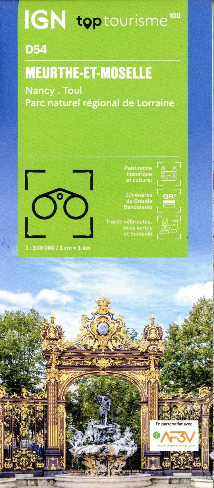 Cover: 9782758555599 | 54 Meurthe Moselle | 1:100000 | (Land-)Karte | Französisch | 2024