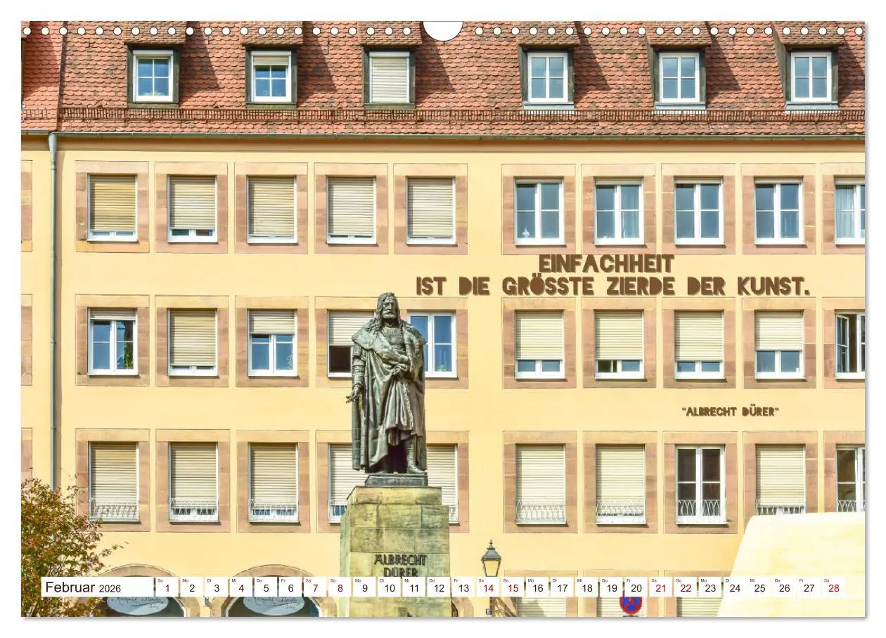 Bild: 9783457565599 | Nürnberg mit Zitaten von Albrecht Dürer (Wandkalender 2026 DIN A3...