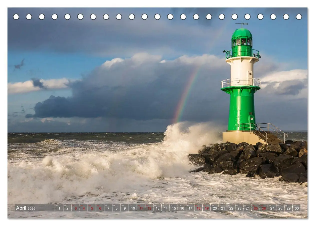 Bild: 9783457635599 | OSTSEEKÜSTE Sehnsuchtsorte in Mecklenburg-Vorpommern (Tischkalender...