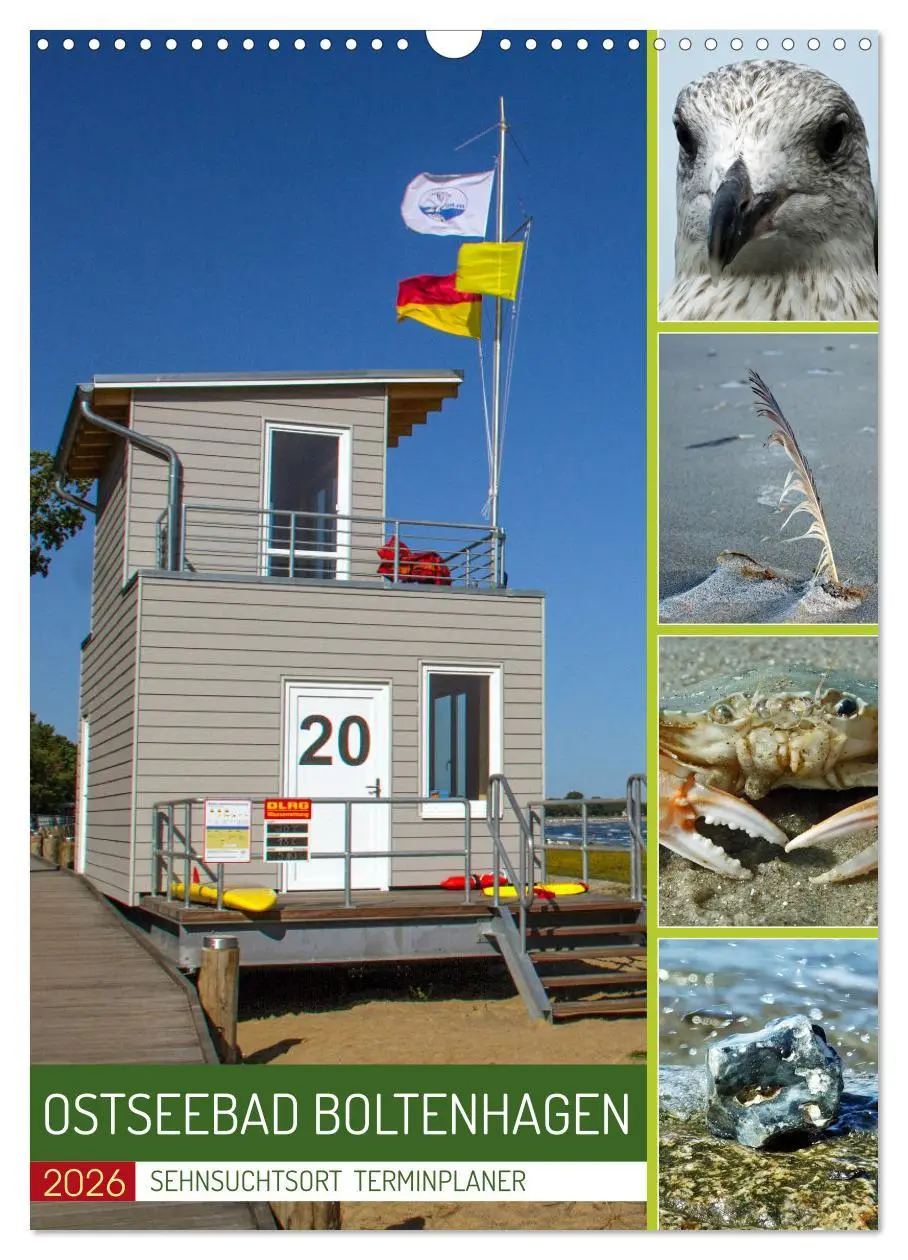 Cover: 9783516345599 | Sehnsuchtsort Ostseebad Boltenhagen (Wandkalender 2026 DIN A3...