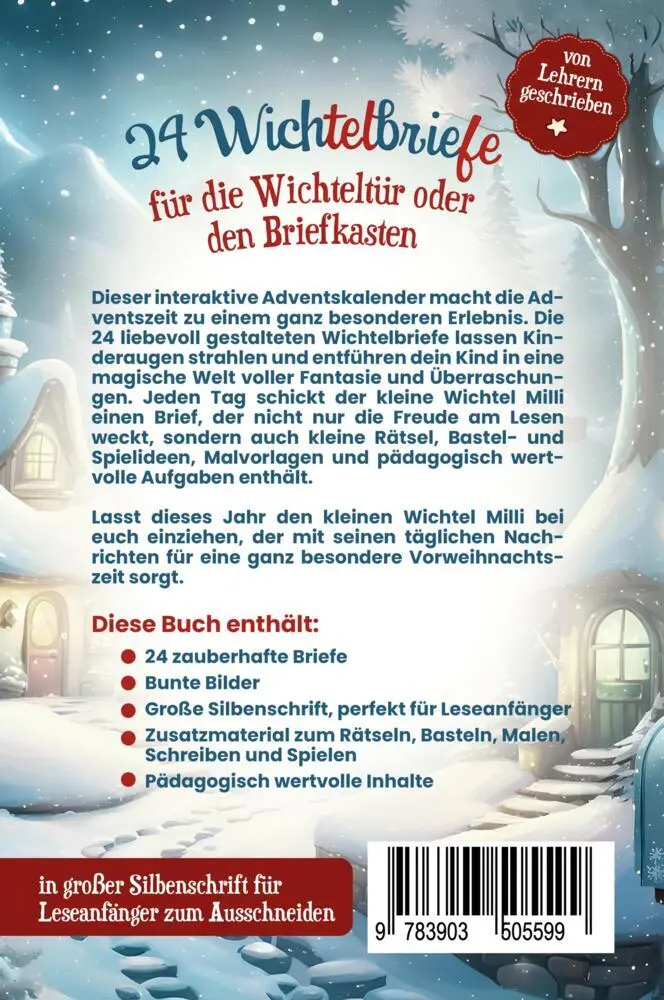 Bild: 9783903505599 | Wichtelbriefe von Milli | Sandra Cichon | Taschenbuch | 92 S. | 2024