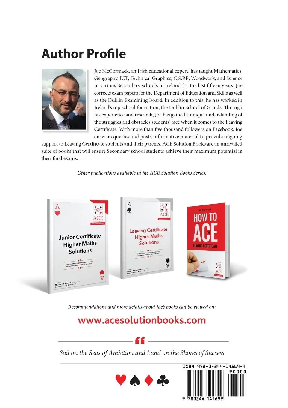 Rückseite: 9780244145699 | Leaving Certificate Ordinary Maths Solutions 2018/2019 | Joe McCormack