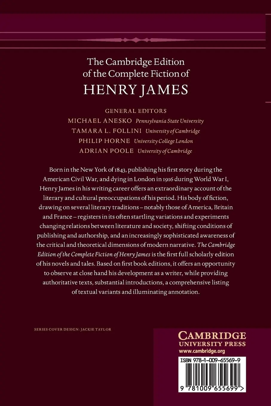Rückseite: 9781009655699 | The Portrait of a Lady | Henry James | Taschenbuch | Englisch | 2025