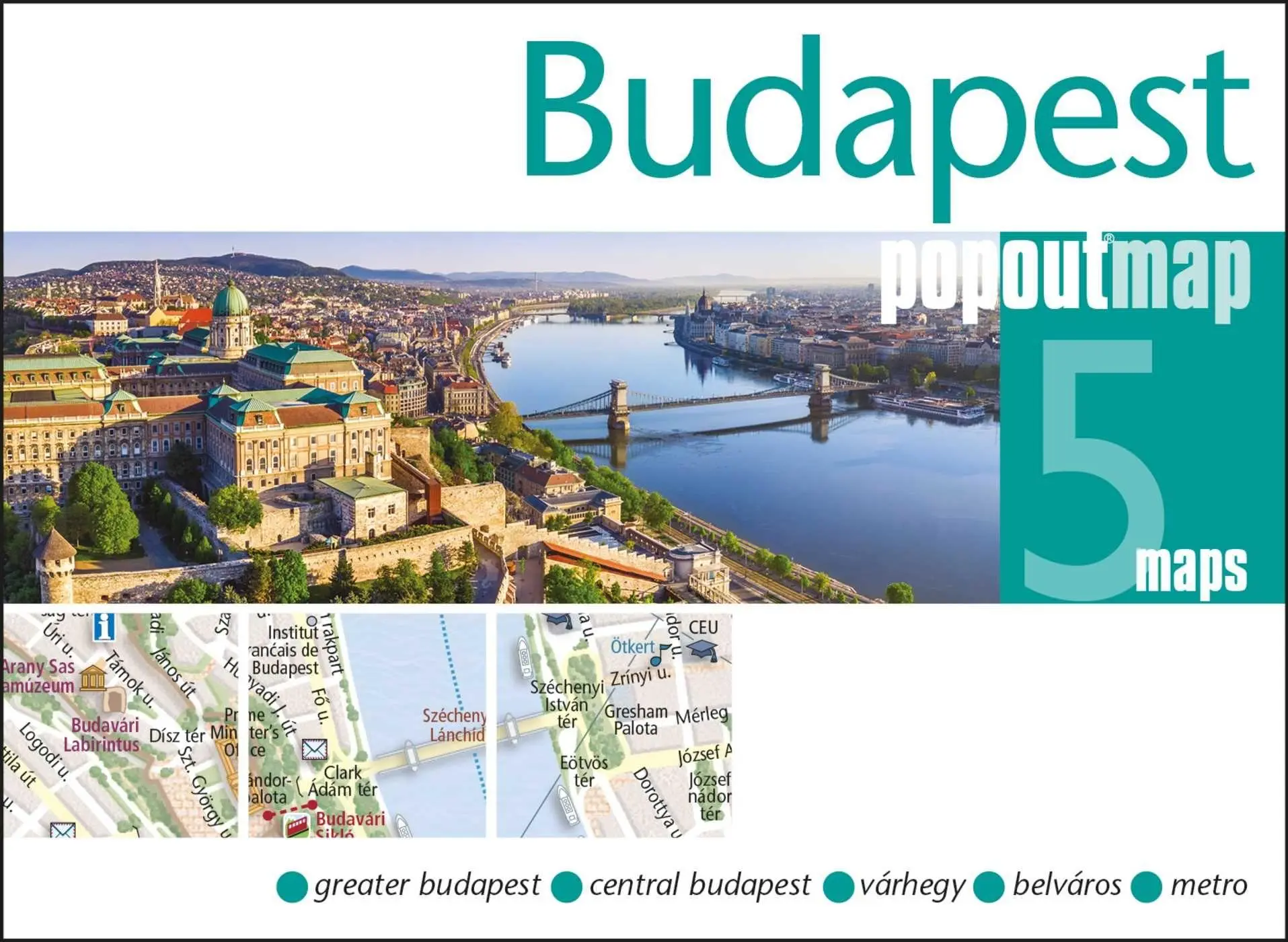 Cover: 9781914515699 | Budapest PopOut Map | (Land-)Karte | PopOut Maps | Englisch | 2023