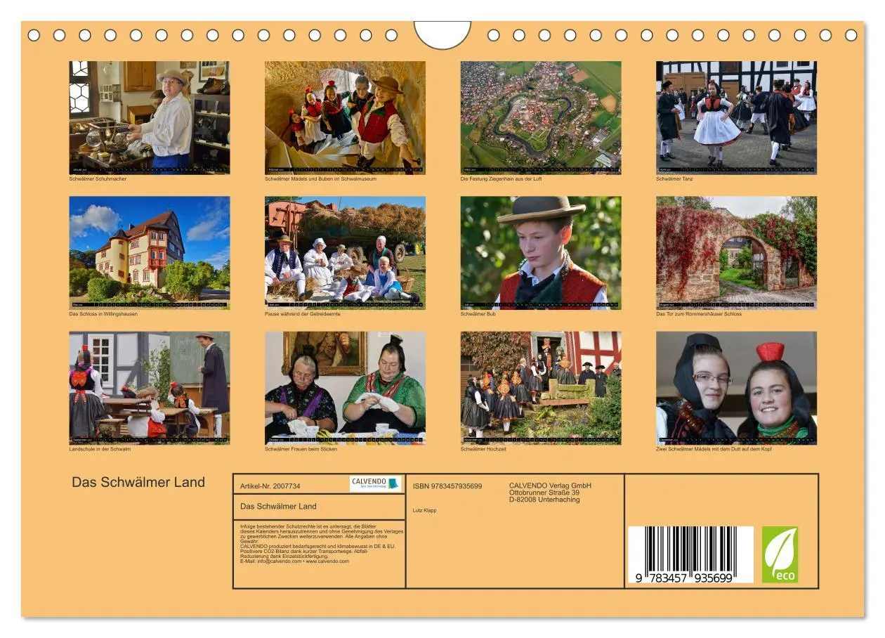 Bild: 9783457935699 | Das Schwälmer Land (Wandkalender 2026 DIN A4 quer), CALVENDO...