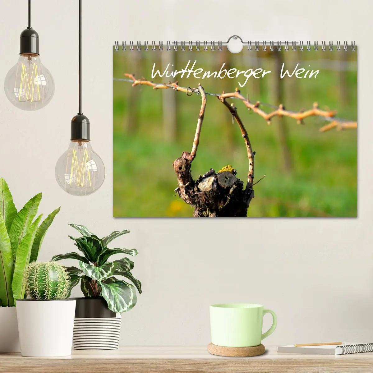 Bild: 9783516195699 | Württemberger Wein 2026 (Wandkalender 2026 DIN A4 quer), CALVENDO...