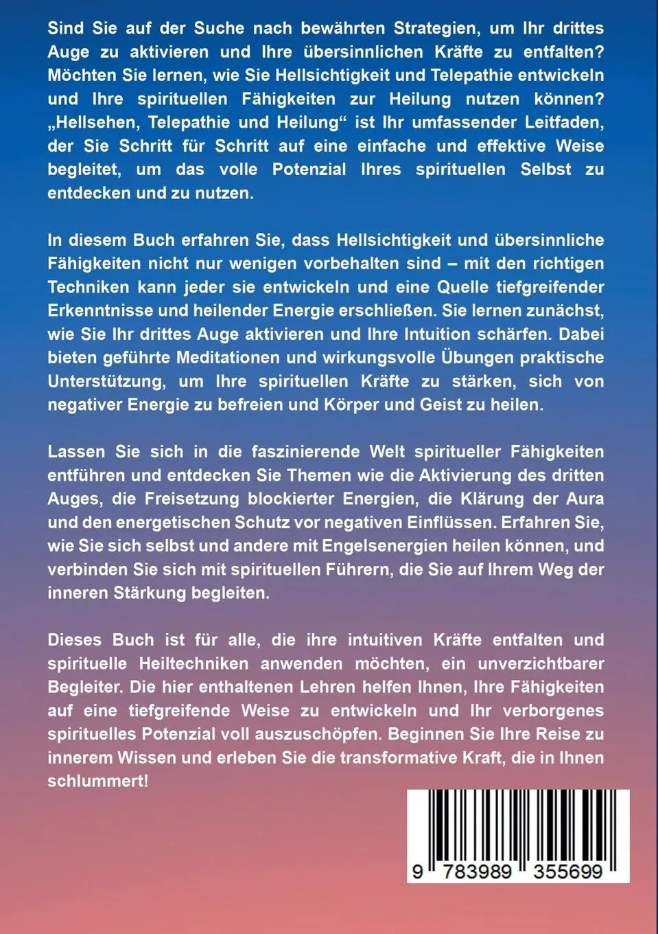 Rückseite: 9783989355699 | HELLSEHEN TELEPATHIE UND HEILUNG | Isabelle Sanford | Taschenbuch