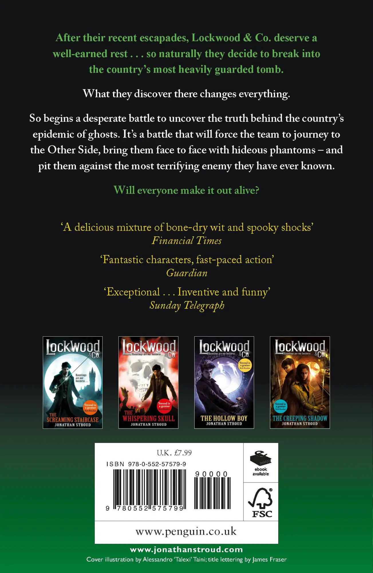 Rückseite: 9780552575799 | Lockwood &amp; Co 05: The Empty Grave | Jonathan Stroud | Taschenbuch