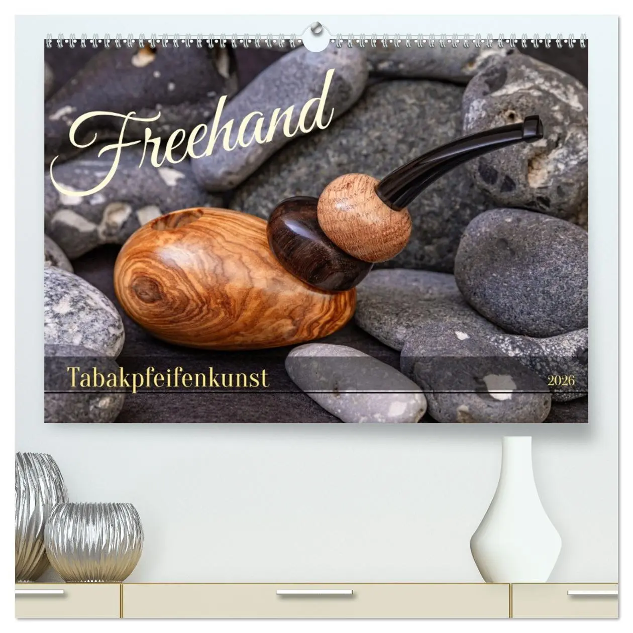 Cover: 9783457475799 | Tabakpfeifenkunst (hochwertiger Premium Wandkalender 2026 DIN A2...