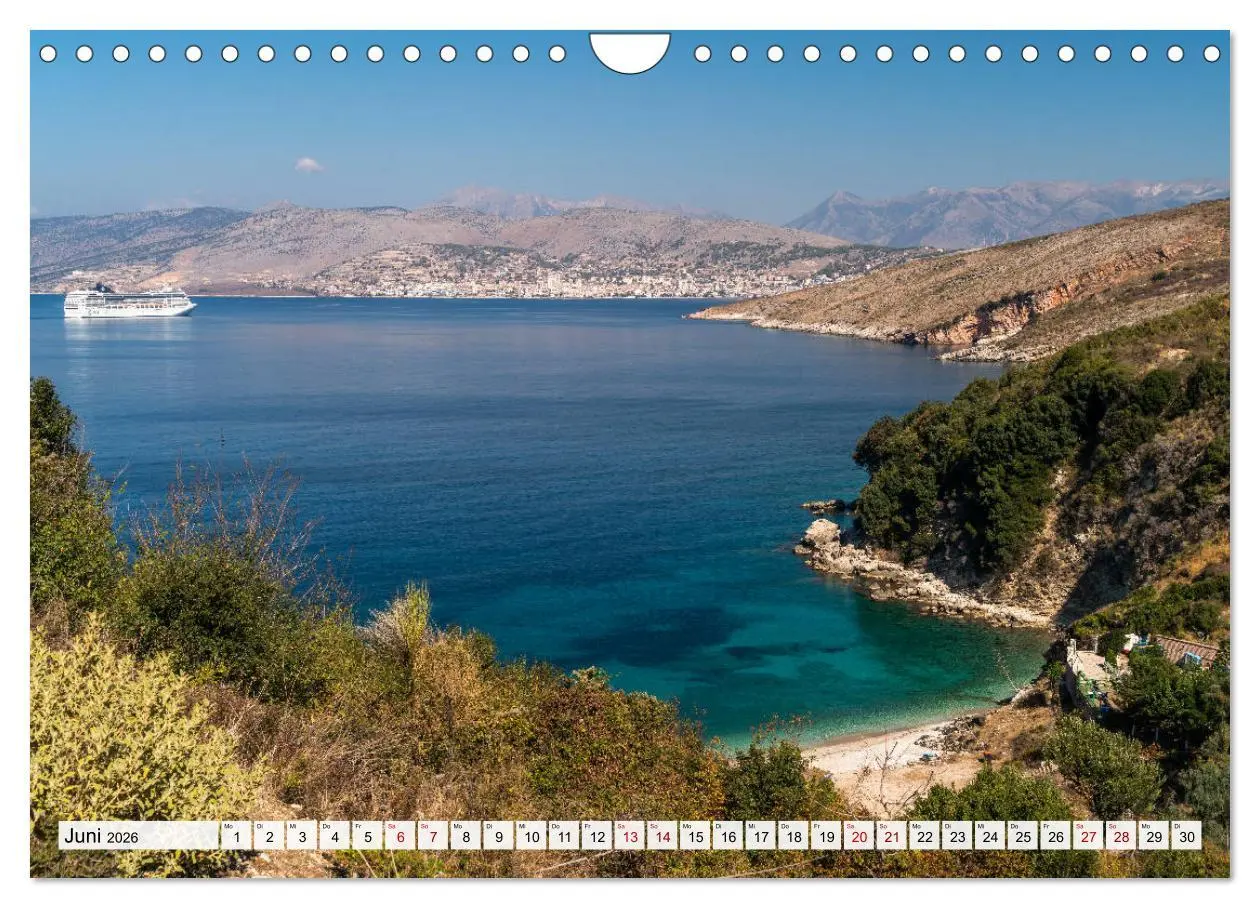 Bild: 9783457925799 | Albanien - Der Süden (Wandkalender 2026 DIN A4 quer), CALVENDO...