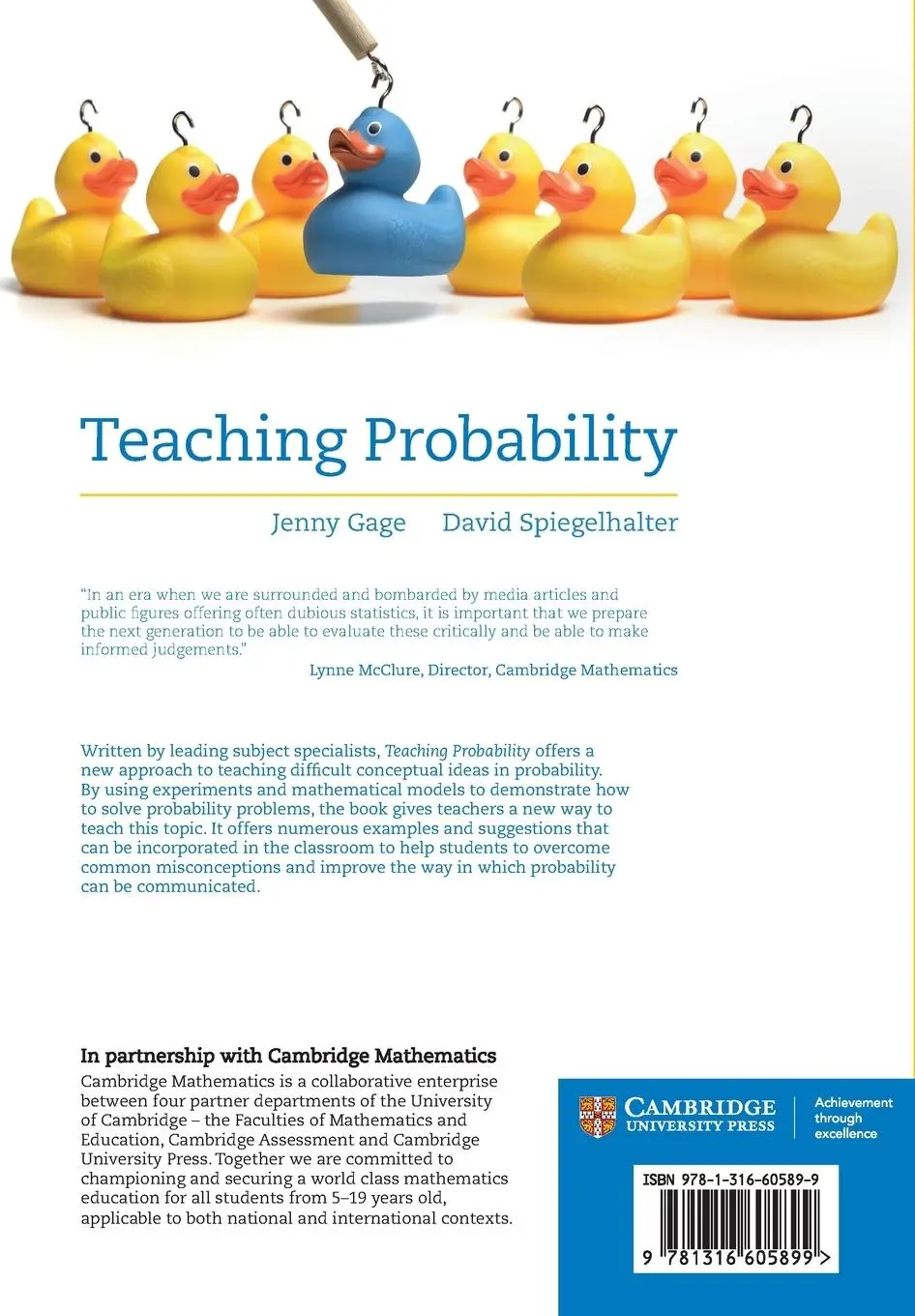Rückseite: 9781316605899 | Teaching Probability | Jenny Gage (u. a.) | Taschenbuch | Englisch