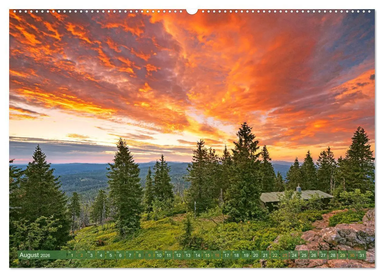 Bild: 9783457465899 | Arber, Rachel und Lusen: Der Hintere Bayerische Wald (Wandkalender...