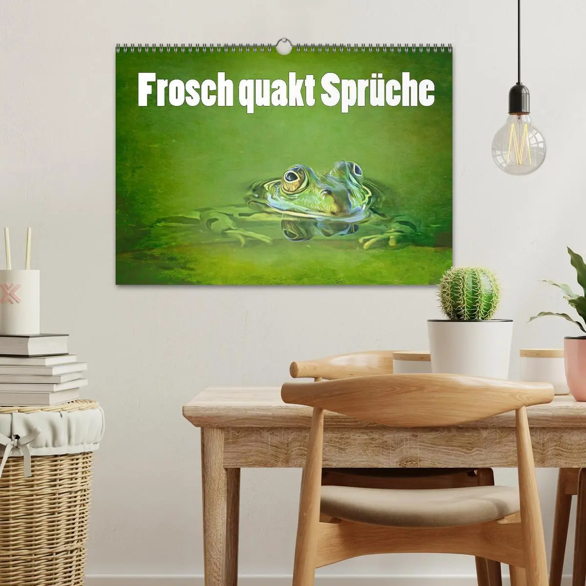 Bild: 9783457535899 | Frosch quakt Sprüche (Wandkalender 2026 DIN A3 quer), CALVENDO...