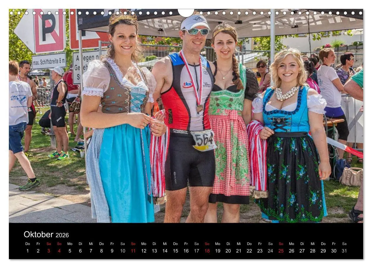 Bild: 9783516175899 | Fascination Triathlon (Wandkalender 2026 DIN A3 quer), CALVENDO...