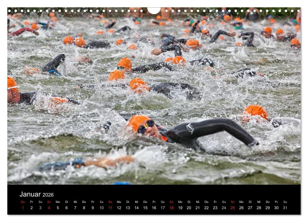 Bild: 9783516175899 | Fascination Triathlon (Wandkalender 2026 DIN A3 quer), CALVENDO...