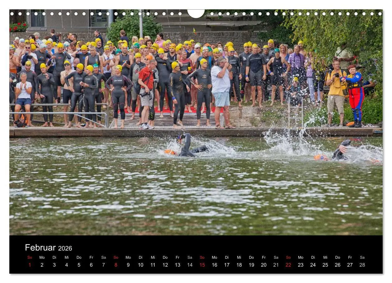 Bild: 9783516175899 | Fascination Triathlon (Wandkalender 2026 DIN A3 quer), CALVENDO...
