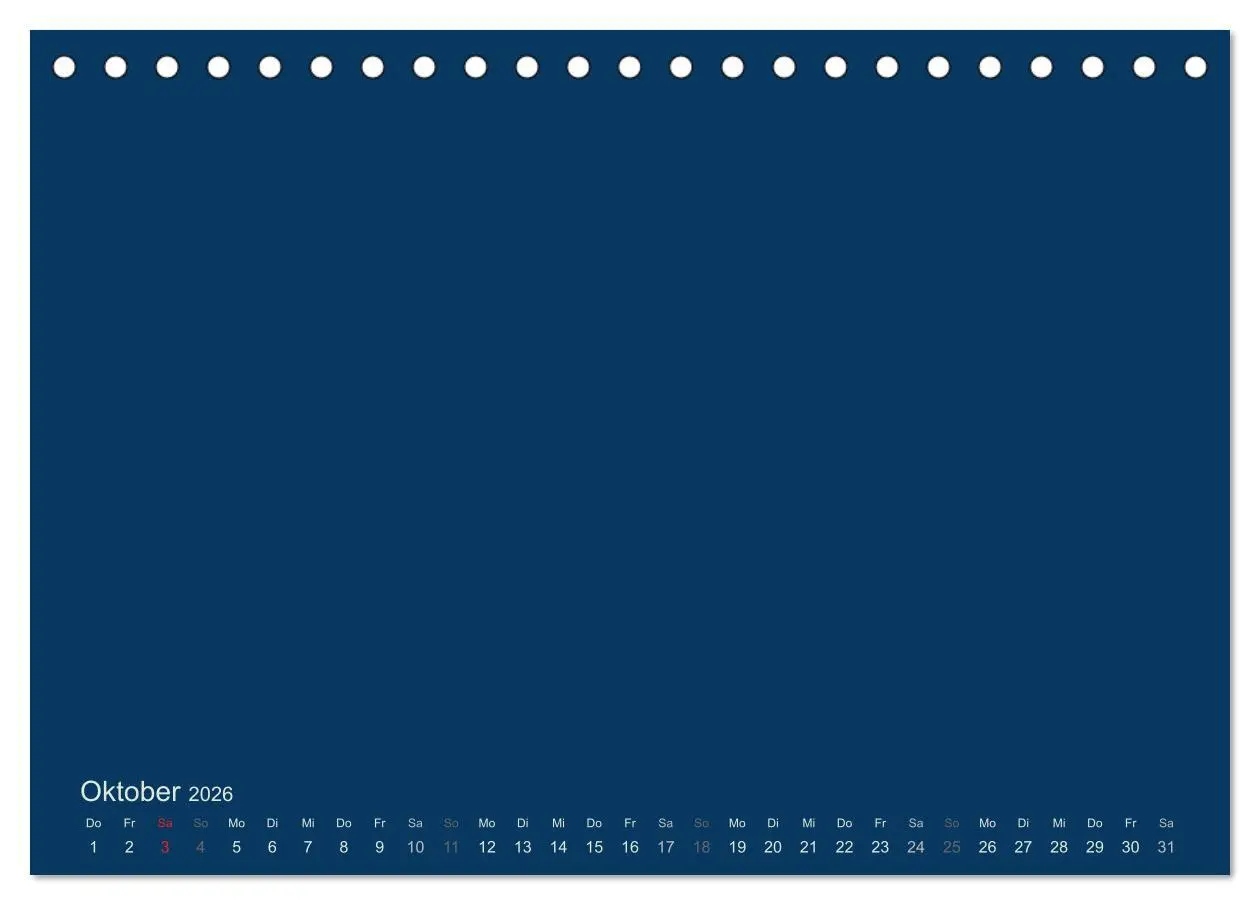 Bild: 9783516165999 | Bastelkalender - Dunkelblau (Tischkalender 2026 DIN A5 quer),...