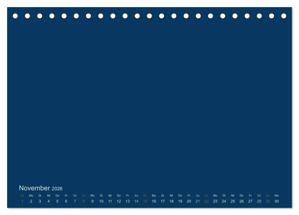 Bild: 9783516165999 | Bastelkalender - Dunkelblau (Tischkalender 2026 DIN A5 quer),...