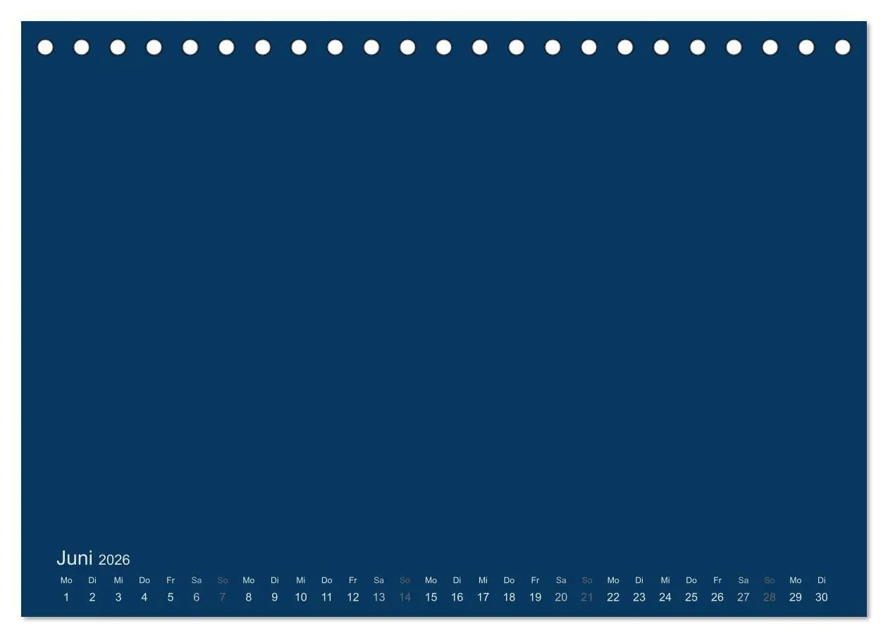 Bild: 9783516165999 | Bastelkalender - Dunkelblau (Tischkalender 2026 DIN A5 quer),...