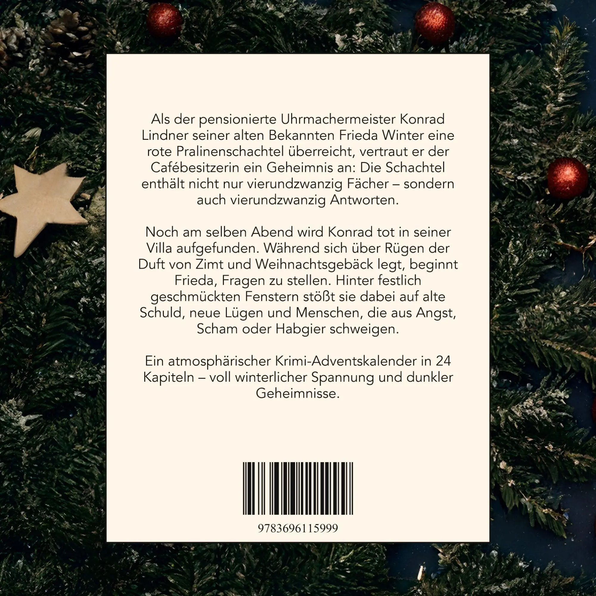 Rückseite: 9783696115999 | Mord auf Rügen | Der Krimi-Adventskalender in 24 Akten | Luca Vogel
