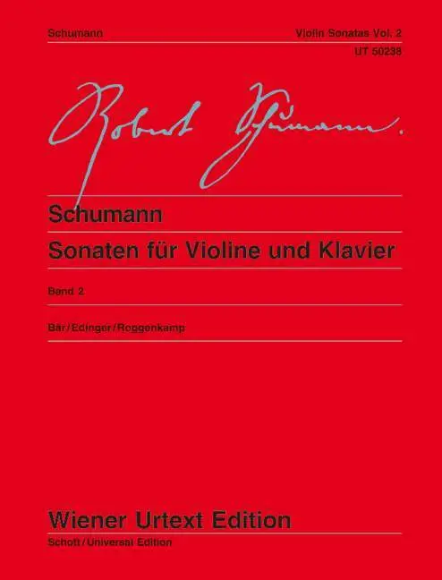 Cover: 9783850555999 | Sonaten für Violine und Klavier | Robert Schumann | Buch | 152 S.