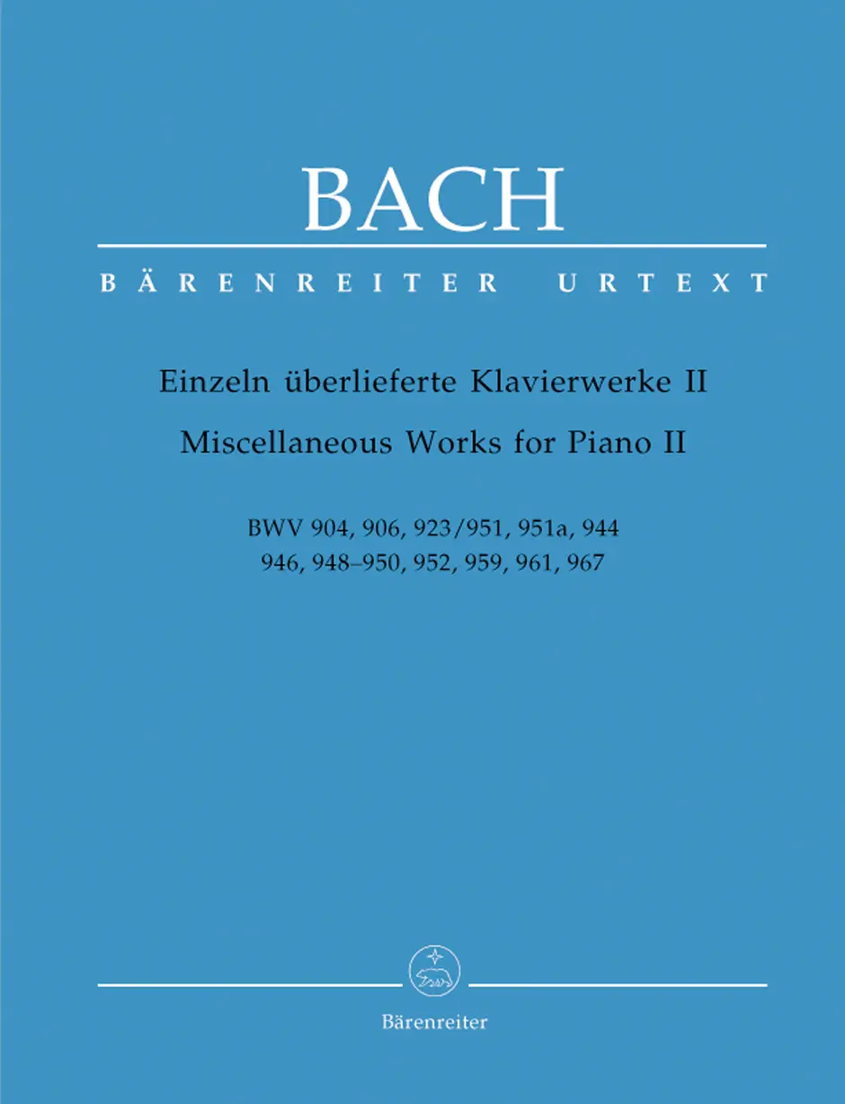 Cover: 9790006505999 | Klavierwerke 2 BWV 904 906 923 | Johann Sebastian Bach | Buch