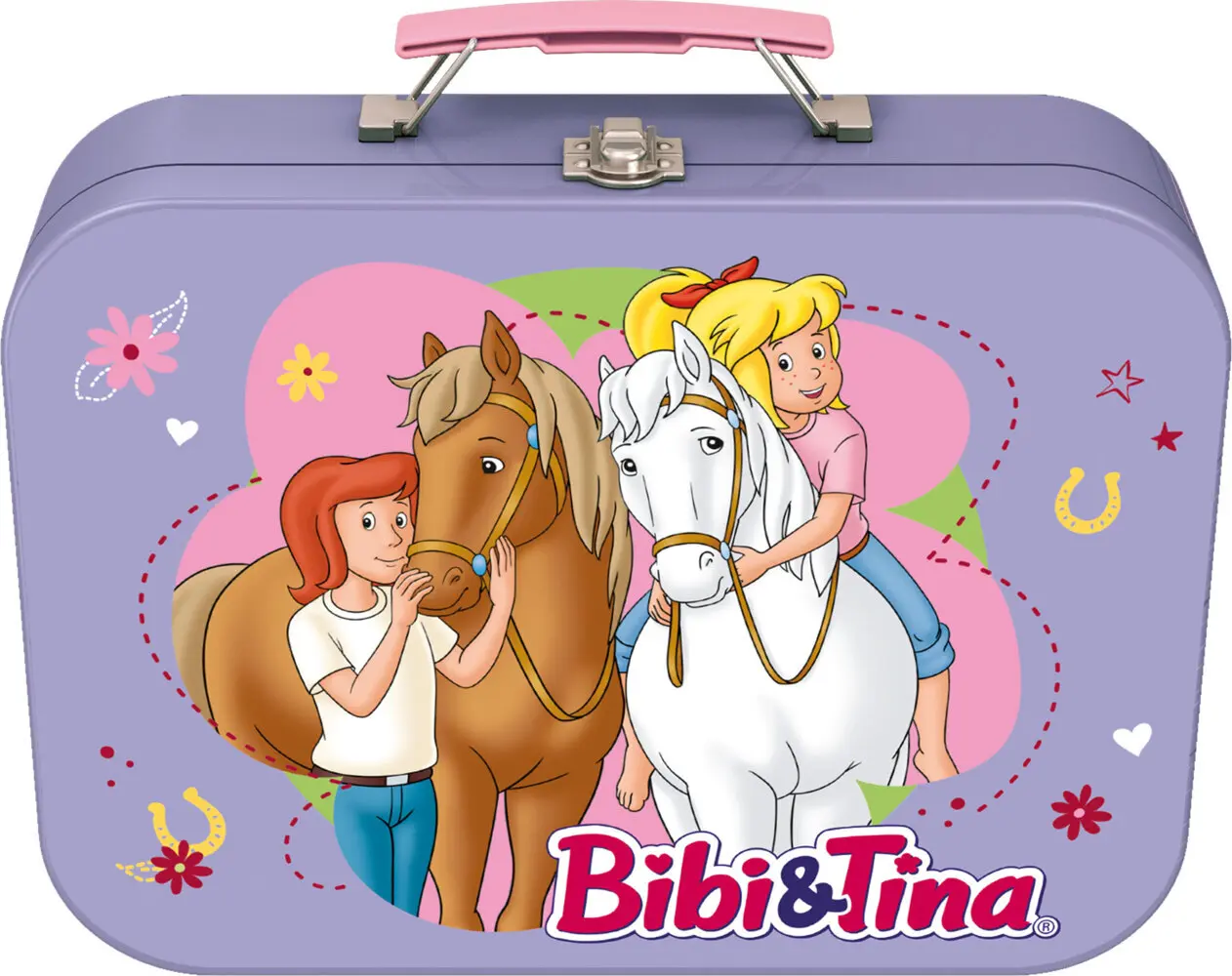 Bild: 4001504556099 | Bibi &amp; Tina, Puzzle-Box, 2x100, 2x150 Teile im Metallkoffer | Spiel