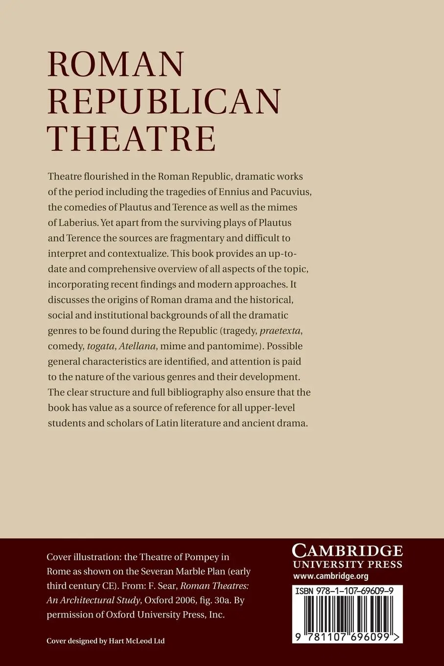 Rückseite: 9781107696099 | Roman Republican Theatre | Gesine Manuwald | Taschenbuch | Englisch