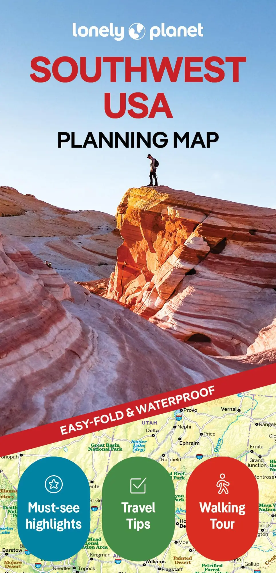 Cover: 9781788686099 | Lonely Planet Southwest USA Planning Map | Amy C Balfour (u. a.) | Map