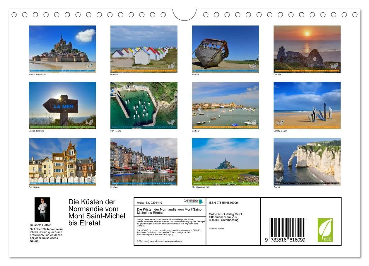 Bild: 9783516816099 | Die Küsten der Normandie vom Mont Saint-Michel bis Étretat...