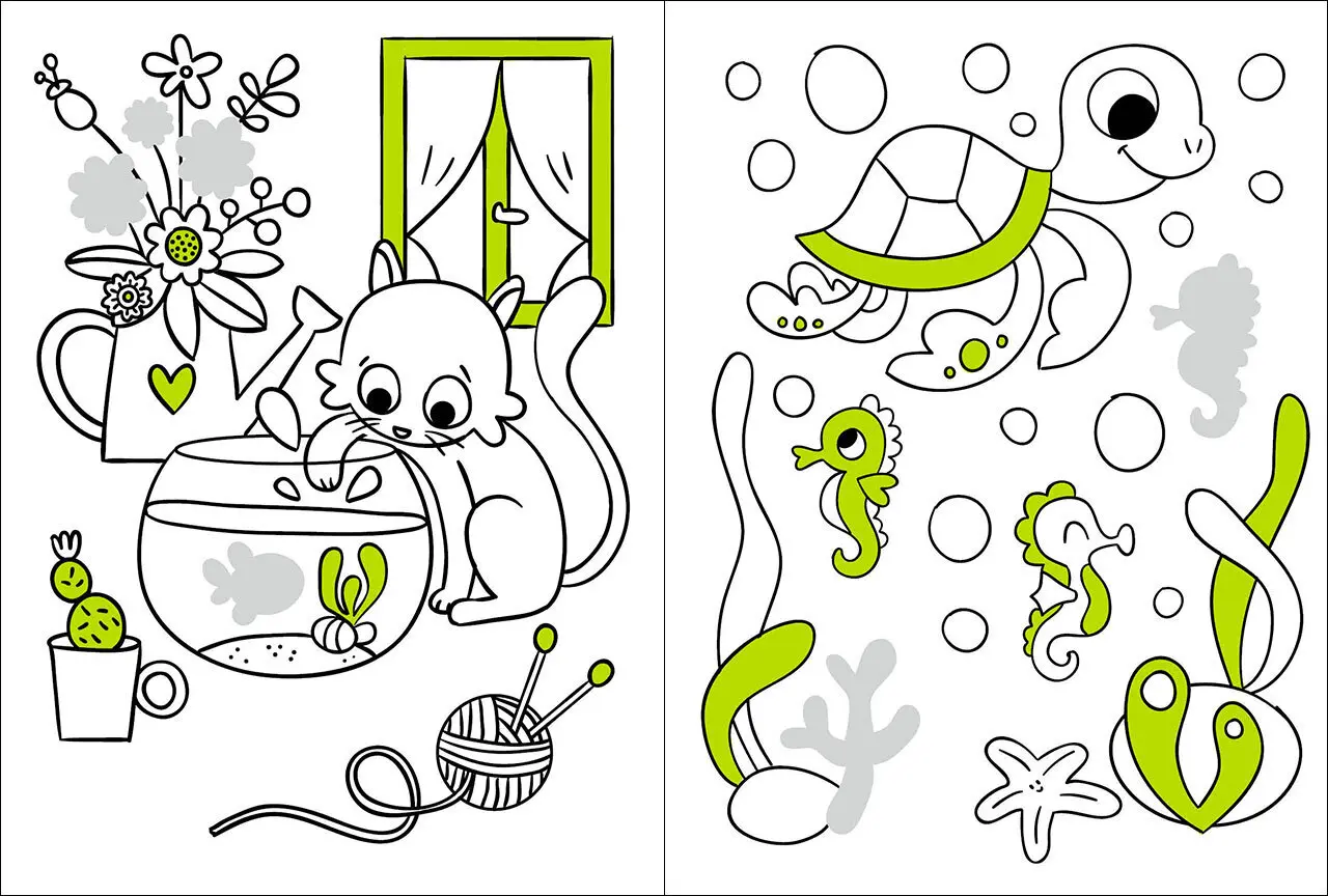 Bild: 9783743216099 | Mein Malbuch mit Glitzerstickern - Tiere | Estelle Tchatcha | Buch