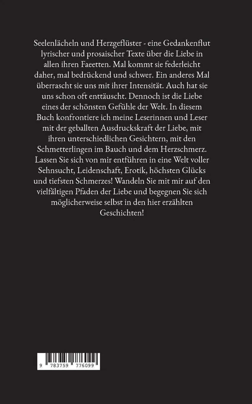Rückseite: 9783759776099 | Seelenlächeln und Herzgeflüster | Andrea Detka | Taschenbuch | 124 S.