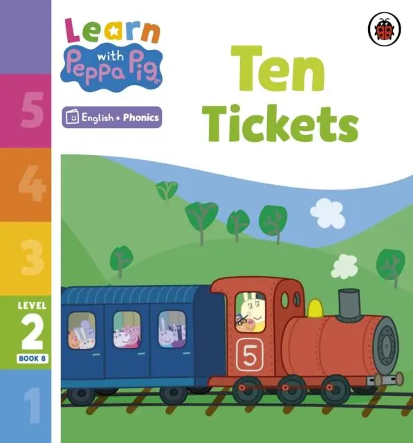 Cover: 9780241576199 | Learn with Peppa Phonics Level 2 Book 8 - Ten Tickets (Phonics Reader)
