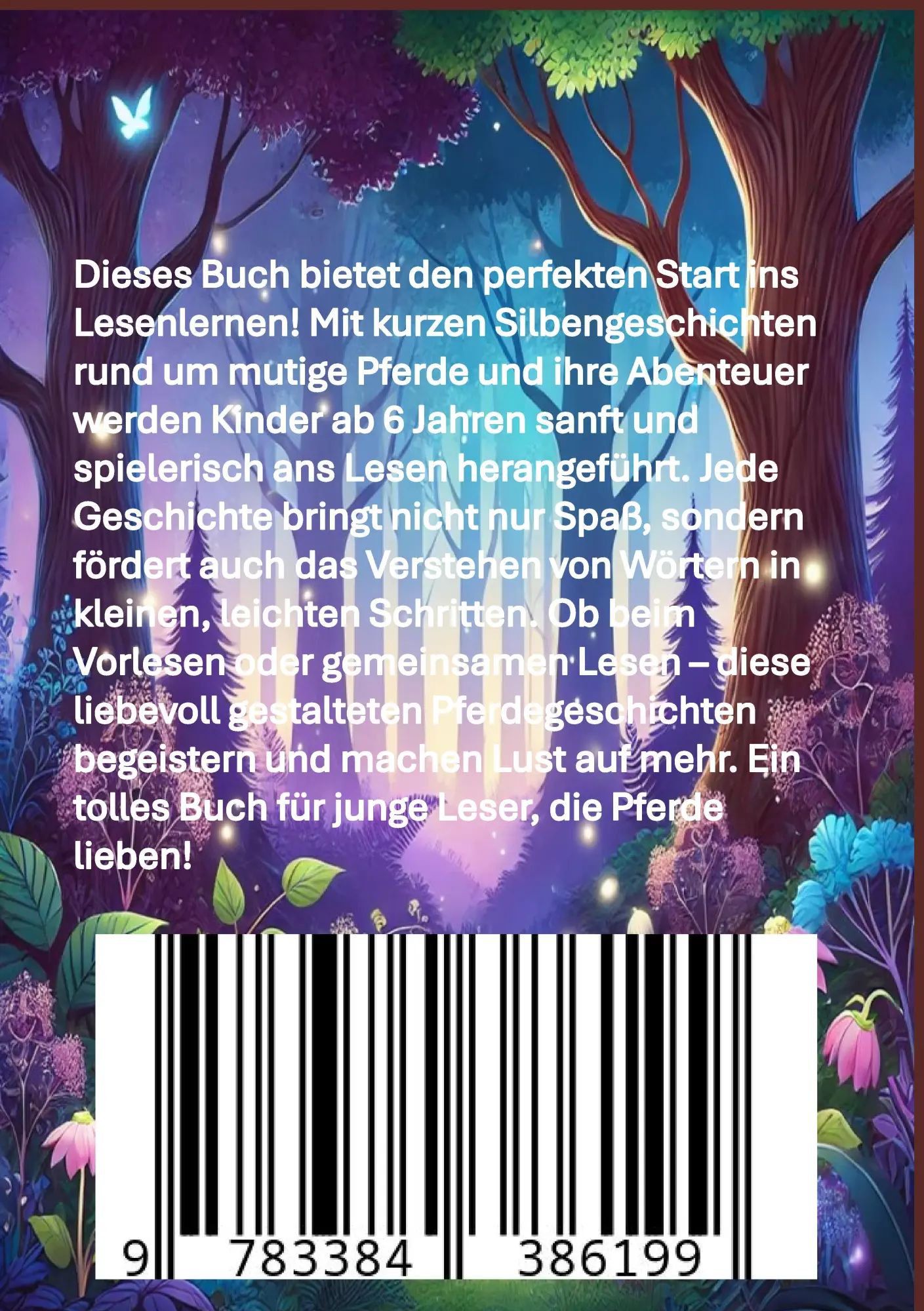 Rückseite: 9783384386199 | Pferdeabenteuer in Silben: Pferdeabenteuer in Silben: Leichte...