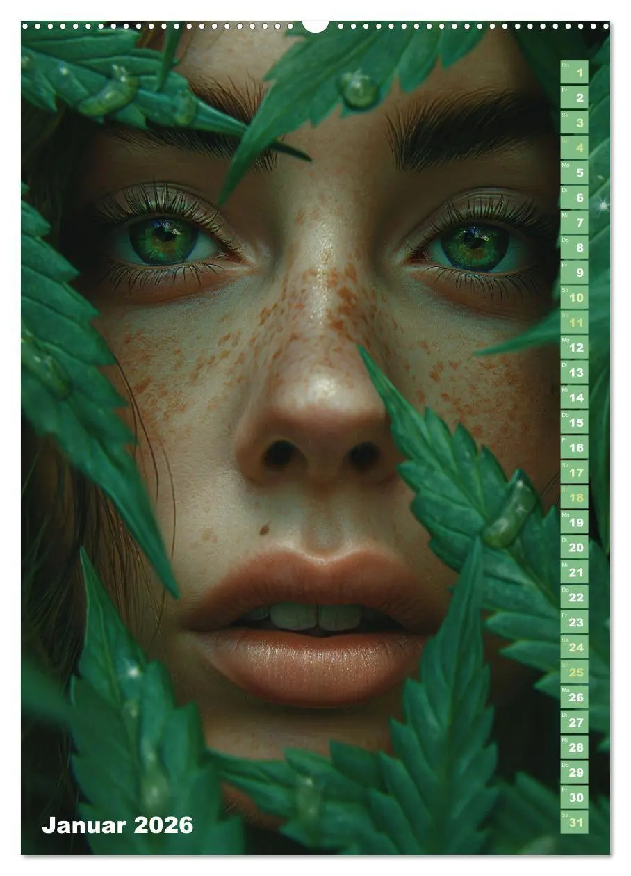 Bild: 9783516286199 | Rauschende Aussichten - Der ultimative Cannabis-Kalender...