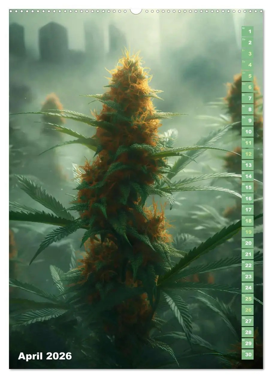 Bild: 9783516286199 | Rauschende Aussichten - Der ultimative Cannabis-Kalender...