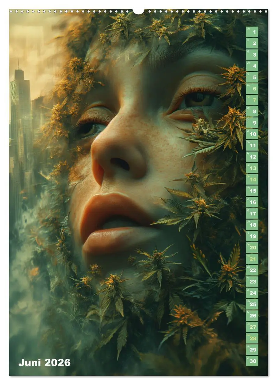 Bild: 9783516286199 | Rauschende Aussichten - Der ultimative Cannabis-Kalender...
