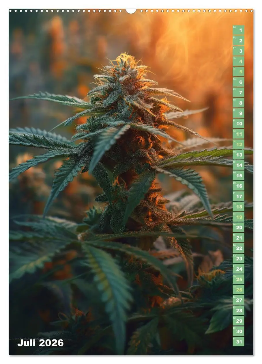Bild: 9783516286199 | Rauschende Aussichten - Der ultimative Cannabis-Kalender...