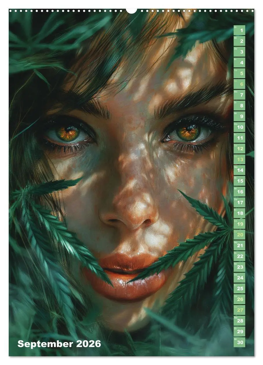 Bild: 9783516286199 | Rauschende Aussichten - Der ultimative Cannabis-Kalender...