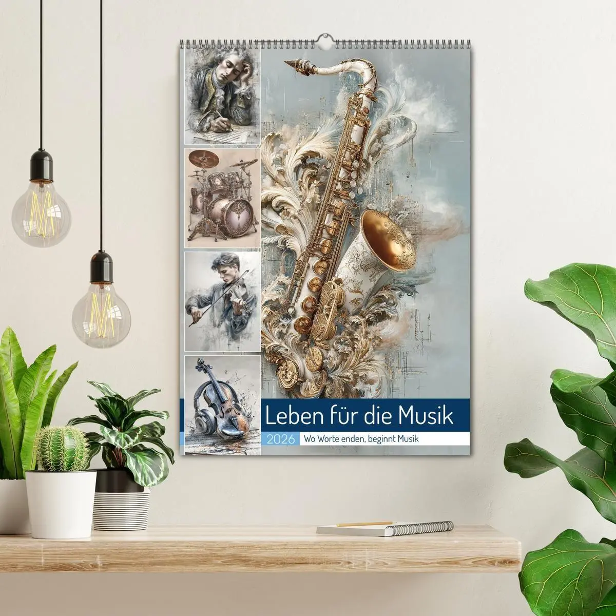 Bild: 9783516666199 | Leben für die Musik (Wandkalender 2026 DIN A2 hoch), CALVENDO...