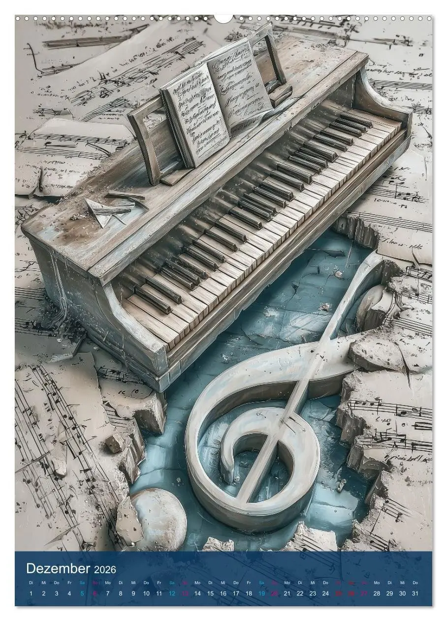 Bild: 9783516666199 | Leben für die Musik (Wandkalender 2026 DIN A2 hoch), CALVENDO...